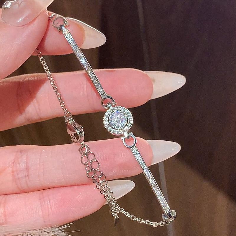 shine zircone brecelet (s925 sterling silver)