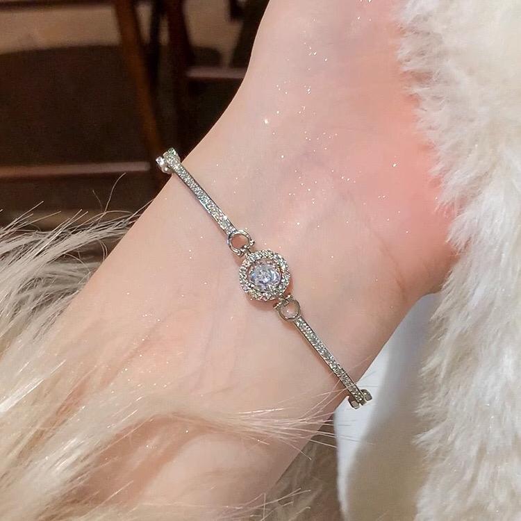 shine zircone brecelet (s925 sterling silver)