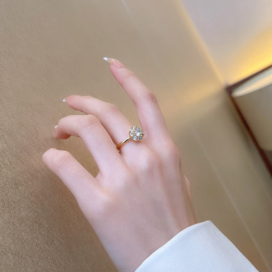 Crystal Ring (s925 sterling silver)