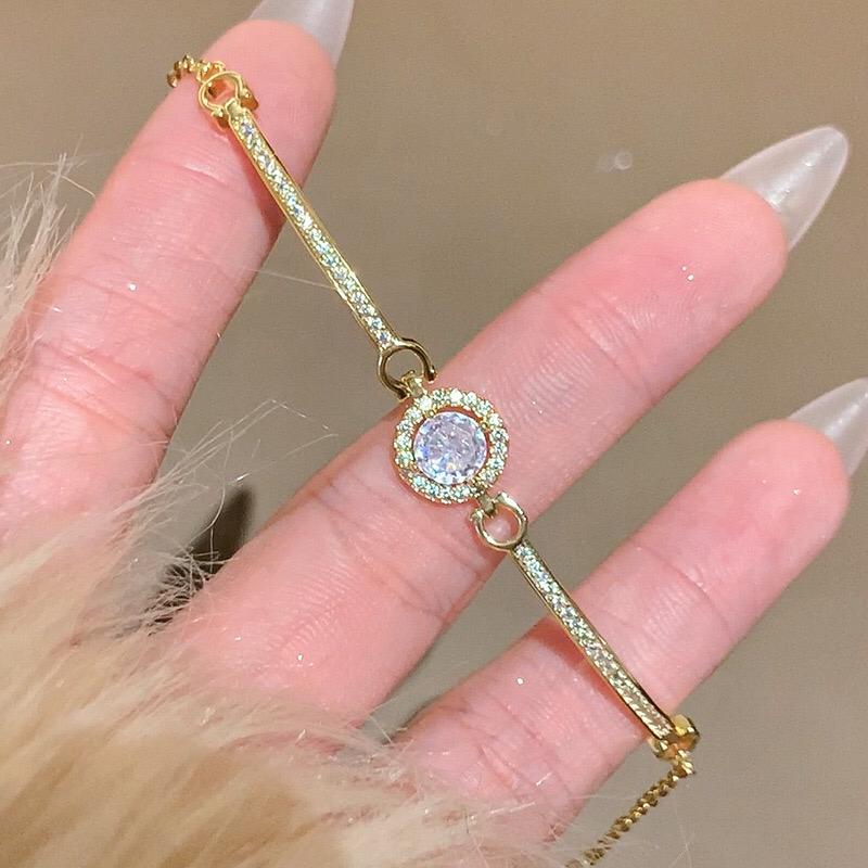 shine zircone brecelet (s925 sterling silver)